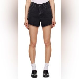 BRAND NEW WITH TAGS - LEVI'S - Black 80s Mom Denim Shorts
